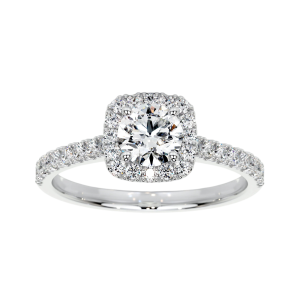 Sortija oro blanco y diamantes