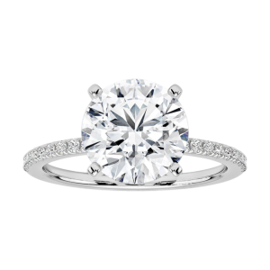 Sortija oro blanco y diamantes