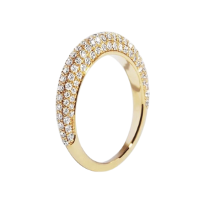 Sortija oro amarilllo y diamantes
