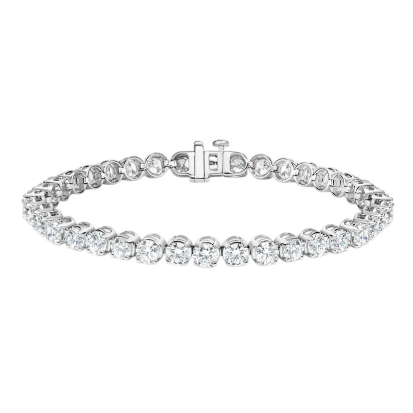 Pulsera oro blanco y diamantes