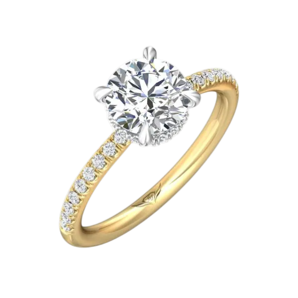Sortija oro amarillo y diamantes