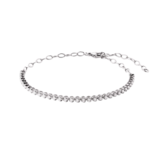 Pulsera oro blanco y diamantes