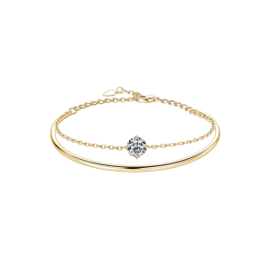 Pulsera oro amarillo y diamantes